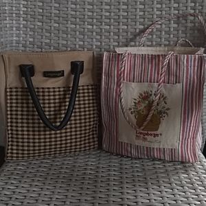 Longaberger fabric bags